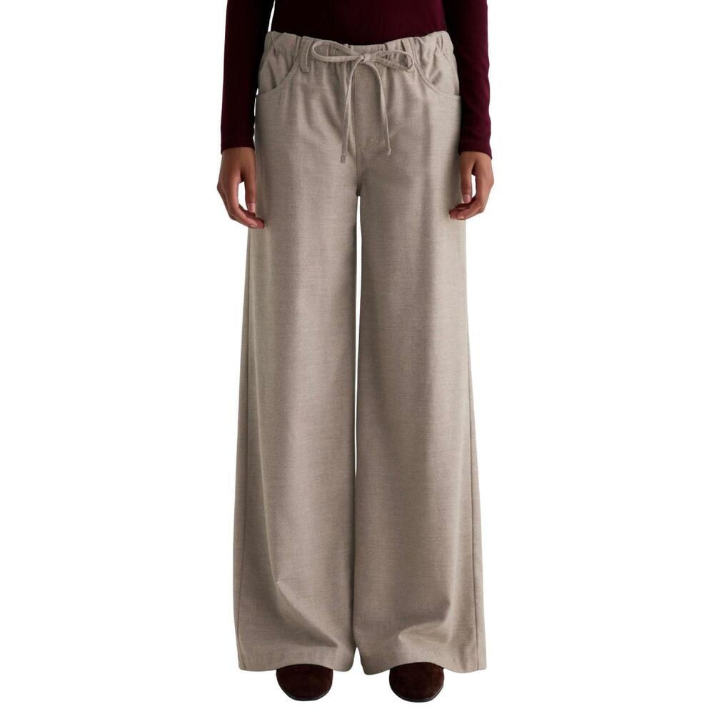 NEW AG JEANS stella cinched pant in mélange oat